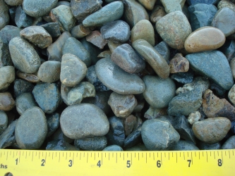 1 1/2" Grey Drain Rock